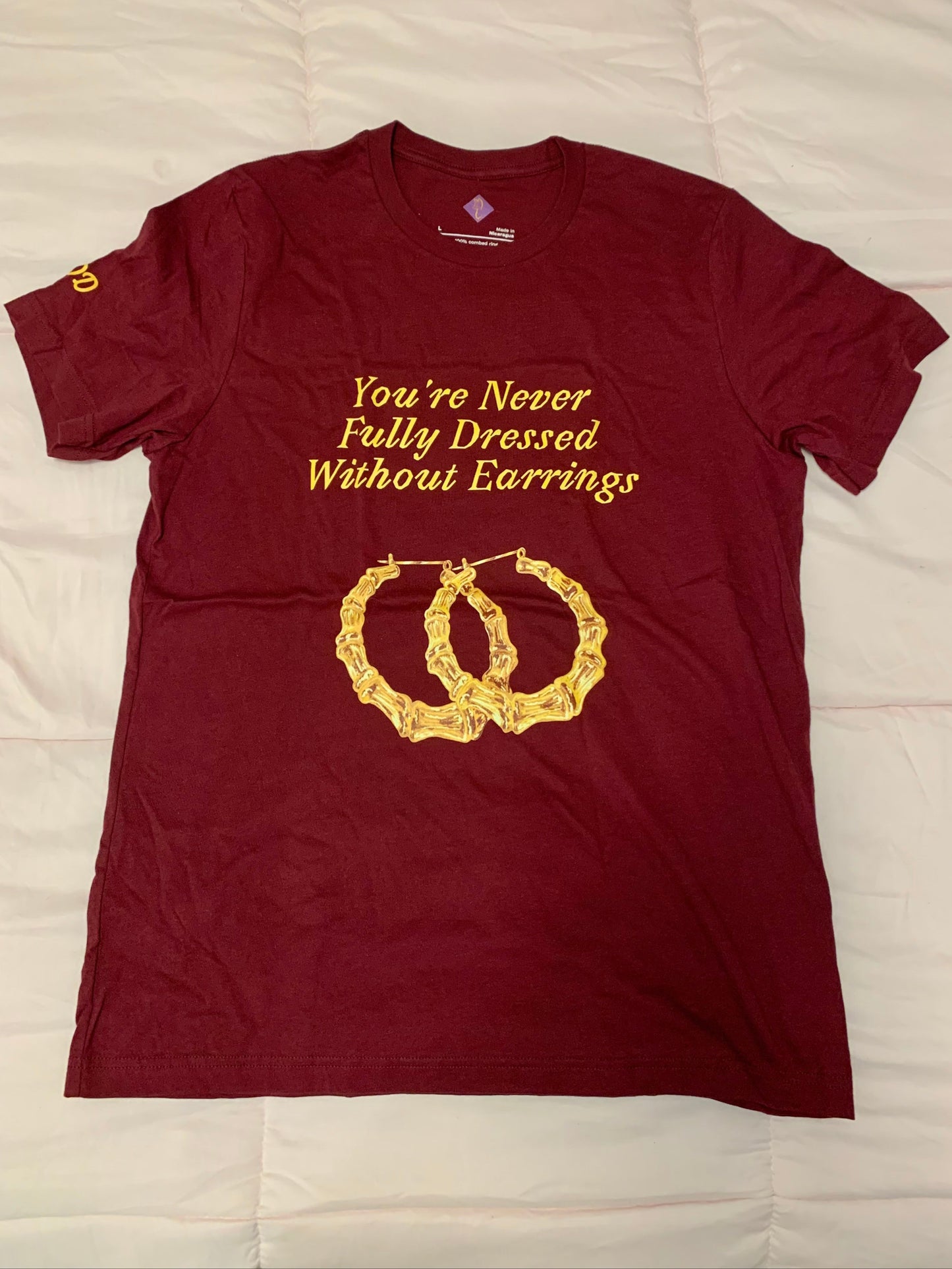 Bamboo Earrings t-shirt