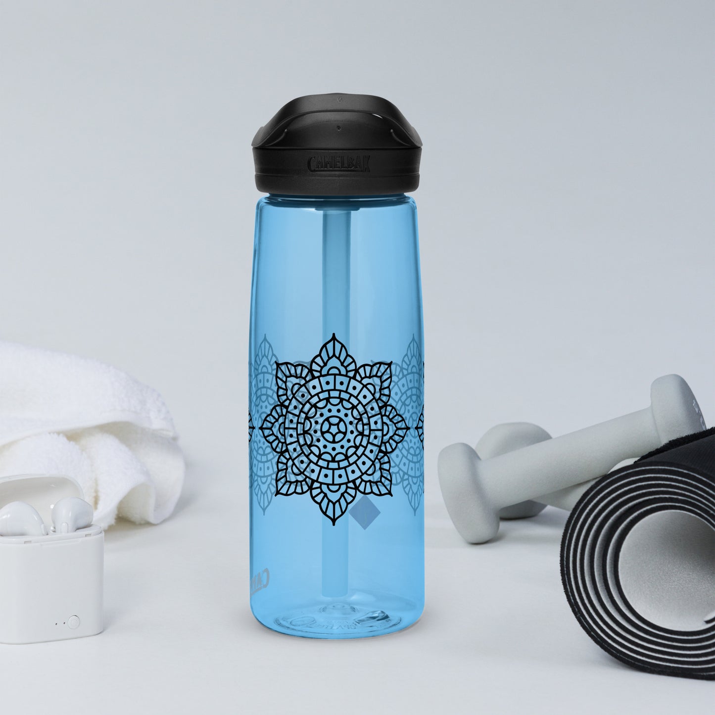 Mandala water bottle