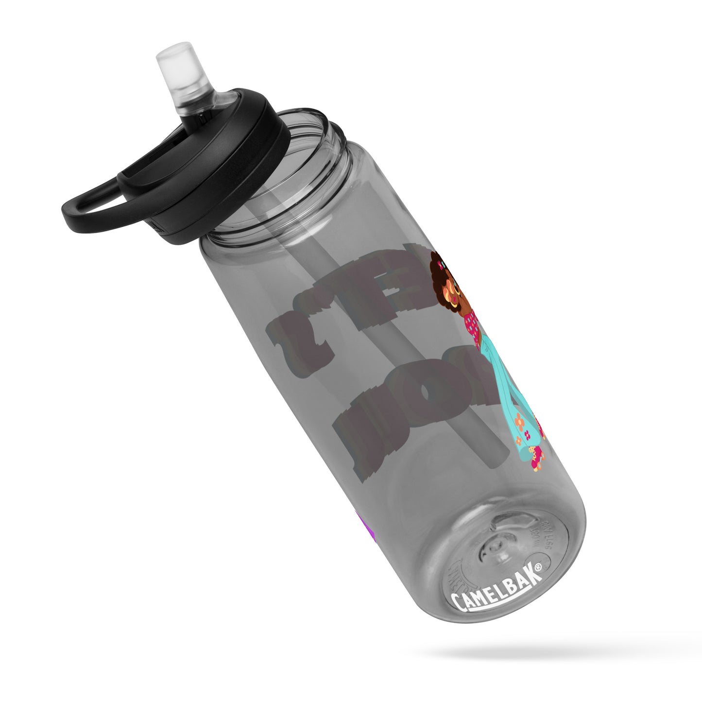 Let's Roll water bottle