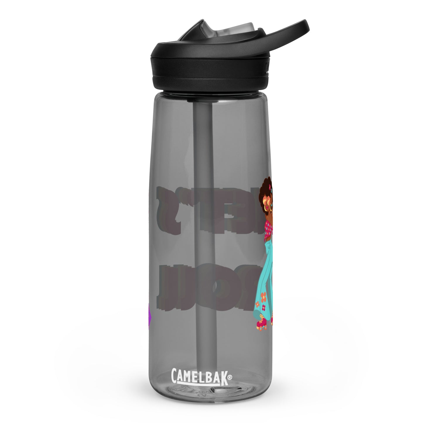 Let's Roll water bottle