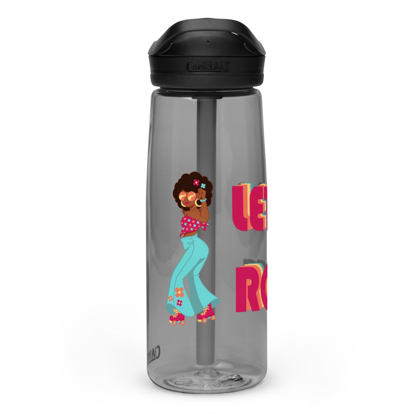 Let's Roll water bottle