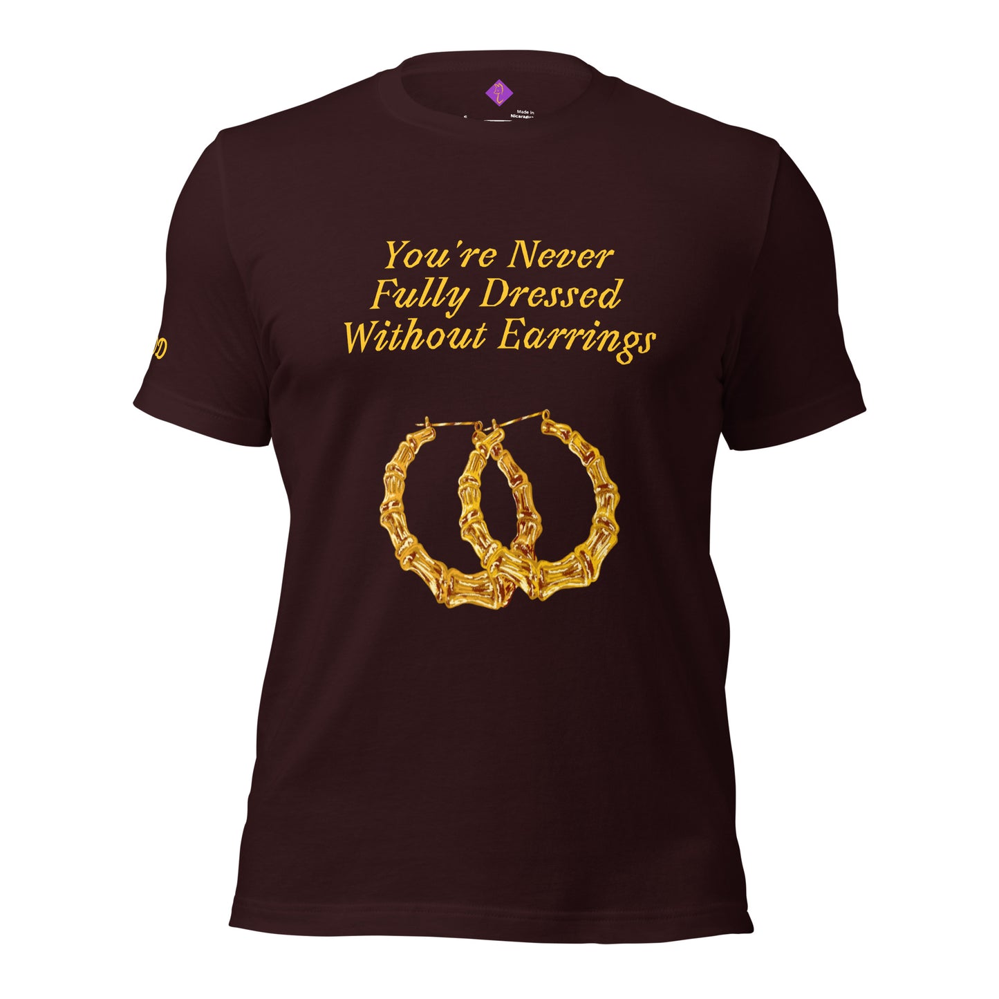 Bamboo Earrings t-shirt