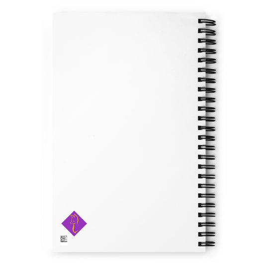 King of the Clouds Spiral notebook